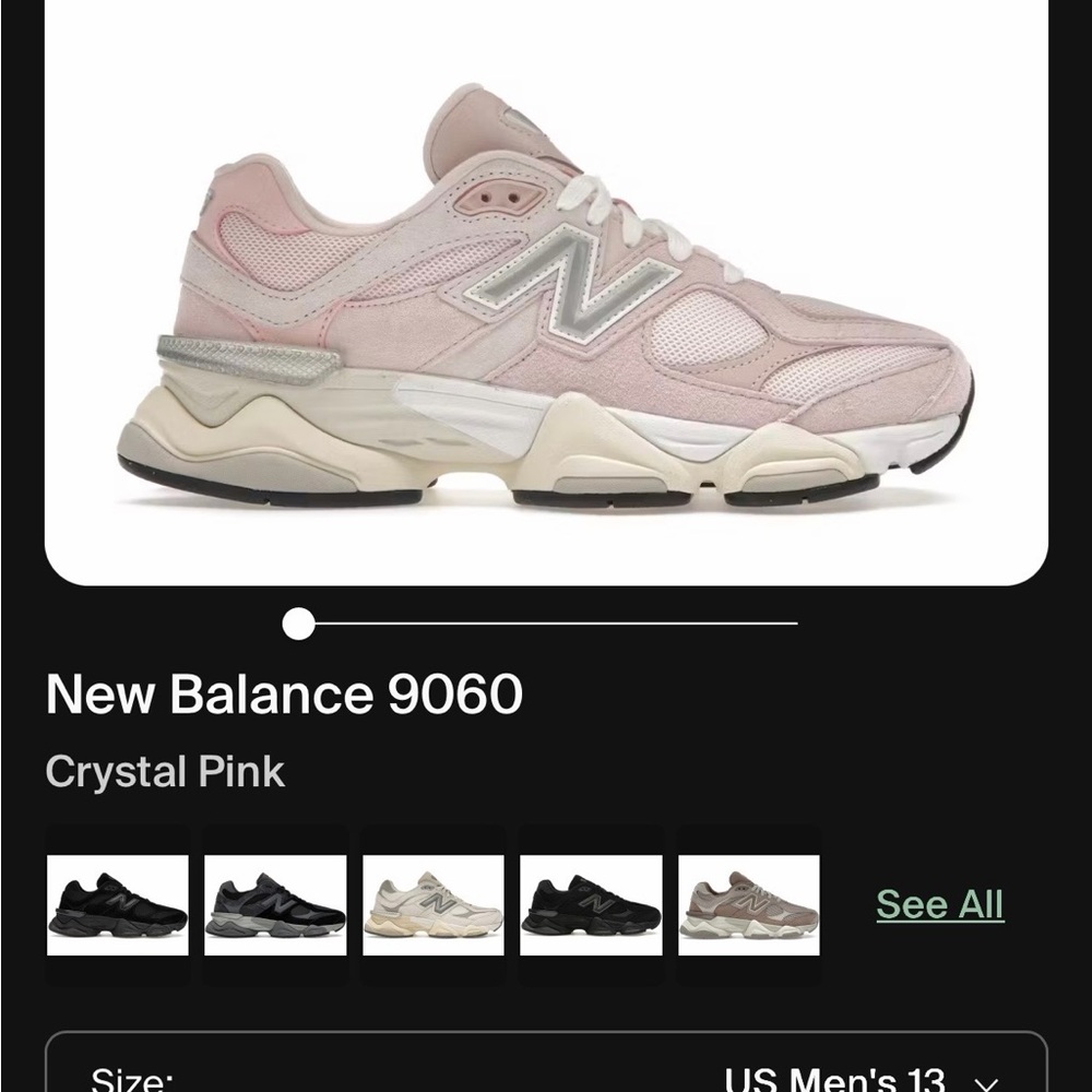 New Balance 9060 Women's Sneakers - Soft Pink
